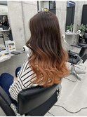 【手島カミラ】オレンジグラデーション