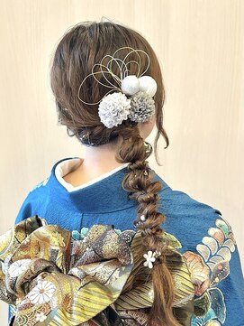 成人式　ヘアセット＆振袖着付　［所沢］