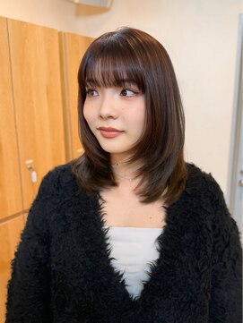 キーバイイオエ(kiy. by ioe) ダークアッシュ/似合わせカット/ミディアムレイヤーカット