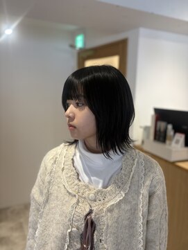 ソイクフ 四条大宮店(SOY-KUFU) 20代30代40代◎似合わせカット大人ガーリー黒髪レイヤーボブ