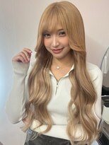 リクシー 天神大名(RIXXY) ブロンドベージュスーパーロング#シールエクステ#ダブルカラー