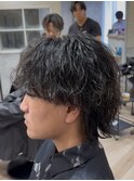 名古屋サーフカール波巻きパーマ