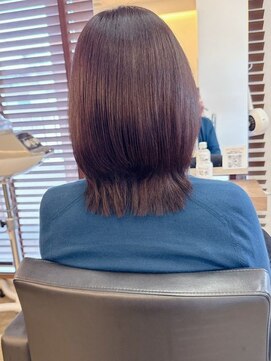 アミーベル クレール(AMI a BELLE Clair) 【224.カラー×髪質改善】縮毛矯正・白髪染め・ショートカット♪