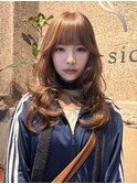 ミルクティーベージュ/ロングハイレイヤー