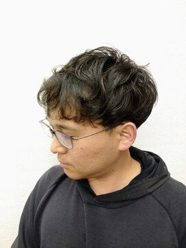トバ(TOBA) マッシュ×ニュアンスパーマ