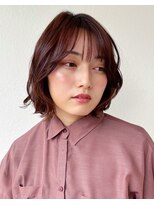 カバーヘア ブリス 戸田公園西口店(COVER HAIR bliss)&nbsp;ピンクブラウン/春カラー/ボブレイヤーブリーチなしp戸田公園
