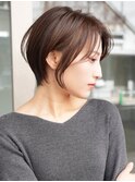 頭の形がキレイ見えする上品ショートボブ＊