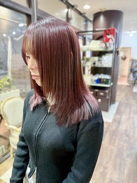 テラスオブベル(TERRAS of belle) 艶カシスレッドストレート