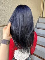 マロ(MALo)&nbsp;ブルーカラー　ネイビーブルー　ブルージュ　ブリーチカラー