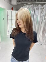 ギア(GEAR.) 【三宮デザインブリーチ】ルーツカラー×レイヤーカット