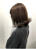 抜け感アッシュベージュボブ☆