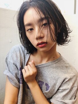ロマリア 渋谷 渋谷宮益坂(Lomalia) 【Lomalia /渋谷】ヌーディーボブ　グレージュ大人ボブ