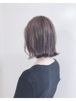 アナザヘアー なんば 高島屋前店(ANAZA hair)&nbsp;外ハネグレージュ♪大人可愛い20代30代40代前下がりショートボブ