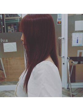 美容室 エアリー(airly) ピンクカラー