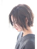 シンプルボブ×シースルー