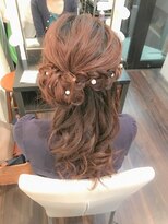 パズードコー(PSSD-CO.+5)&nbsp;編みこみハーフアップ