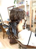 ローポニーロングアレンジ　【ヘアアレンジ　立川/立川南/国立】