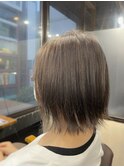 ナチュラル切りっぱなしボブ