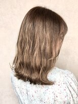 セシルヘアー(CECIL hair)&nbsp;【CECIL  style】外ハネミディアム×マロンベージュ