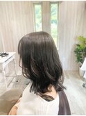 大人可愛いミディアムスタイル