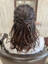 ルチル(Rutile)&nbsp;結婚式ハーフアップ