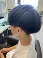 アグ ヘアー ドルチェ 静岡青葉通り店(Agu hair dolce) ネイビー(ブリーチ有) 【静岡/静岡駅/新静岡駅】