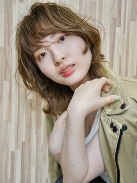 ブゾン(buZon) マッシュウルフ×無造作カール