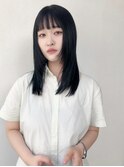 韓国ヘアー顔周りレイヤーおくれ毛前髪万代新潟