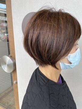 イコイ(icoi) ショートボブ×アッシュカラー×バーム