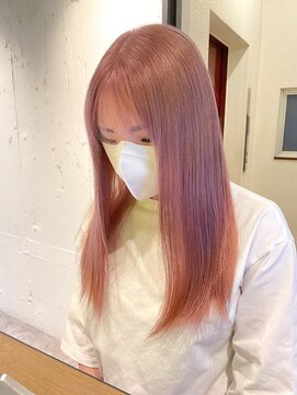 エイト 福岡天神店(EIGHT fukuoka) ピンクベージュカラー