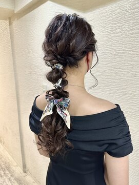 マーリー(marlee) スカーフアレンジ