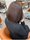ミディアムボブ*ミディアムヘア*ブラウンカラー*30代40代50代