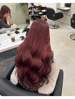 シェノン 近鉄奈良店(CHAINON)&nbsp;ダブルカラーで叶える！暖色No.1ワインレッド