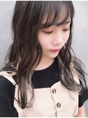 抜きっぱなし風☆インナーカラー