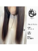 プルエクステ/プラチナ毛質42cm(胸上)