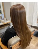 ★人気くびレイヤーエモージュふんわりカール艶髪アッシュ小顔