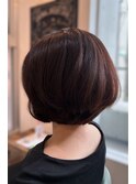 艶髪大人ショートボブ