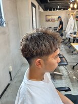 オーバー 町田店(OVER)&nbsp;グレージュショート(ブリーチ履歴１回)