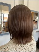 切りっぱなしボブ