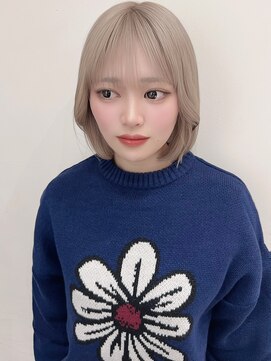 ビューシンサイバシ(VIEW SHINSAIBASHI) デザインカラーハイトーン前髪レイヤーカットイメチェン10代20代