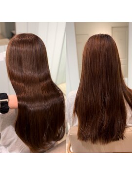 ルシエル(Le ciel) 酸性縮毛矯正×髪質改善カラー