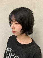 ルフトバイアンビエンテ(Luft by ambiente)&nbsp;シンプルなのに可愛い、黒髪ボブでつくる愛されヘア