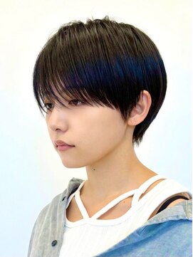 ルージュシー 堀江(RU10C) ハンサムショートミディアムヘアショートウルフマッシュウルフ