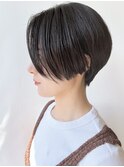 【morio原宿】黒髪ショート前髪なし