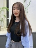 ブリーチなしの柔らかベージュ