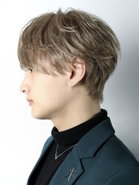 ラウンドマッシュミルクティーベージュ