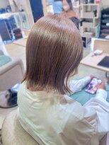 エレノア 梅田 大阪駅前第4ビル店(Eleanor)&nbsp;【菜菜】 外ハネ × 切りっぱなしボブ