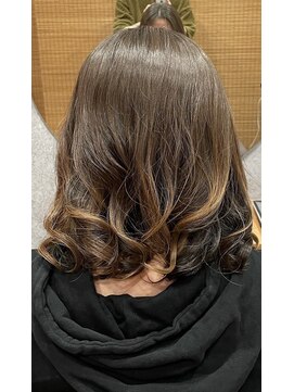 互感 近岡店 コテ巻風デジタルパーマ