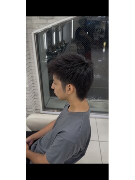 クオリス 赤塚店(QUALIS) ◎20代30代短髪パーマなしナチュラル好印象スタイリング