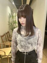 セブンベルベット(7 Velvet)&nbsp;髪質改善カラー/透明感グレージュ/KAORI　SHINJYO